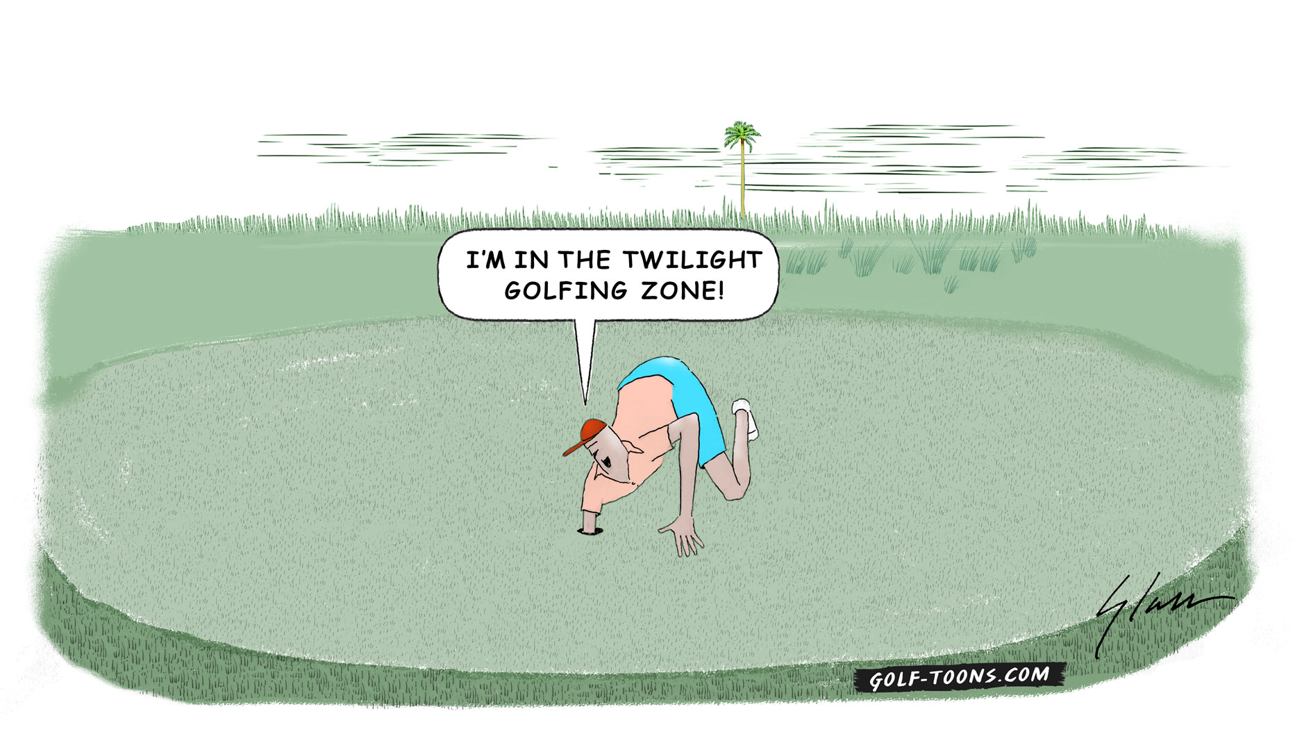 Twilight Golf Zone, strange things can happen.