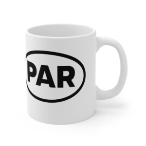 Golf Mug with Par on 2 sides