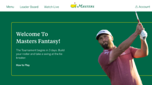 Masters Fantasy Golf with Total Pars as the Tiebreaker