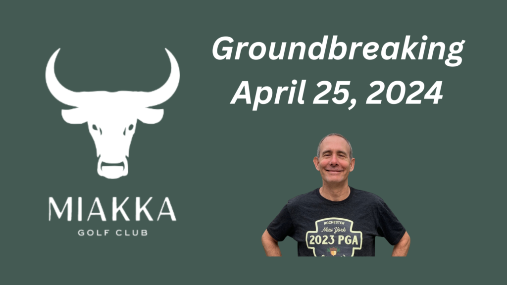 Miakka Golf Club Groundbreaking April 25 2024